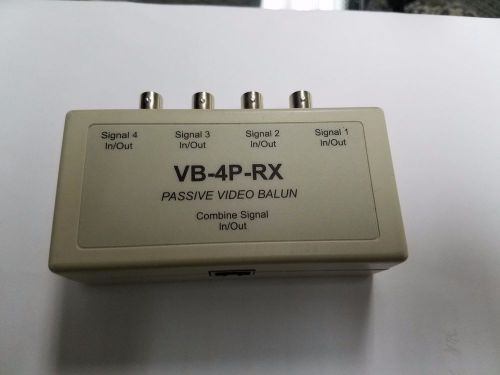 VB-4P-RX PASSIVE VIDEO BALUN COMBINE SIGNAL IN/OUT CAMERA BNC QUAD 4