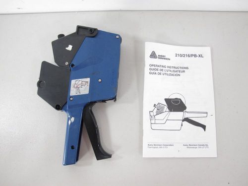Avery Dennison 216 Labeler Price Gun with Operating Instructions Manual Bundle