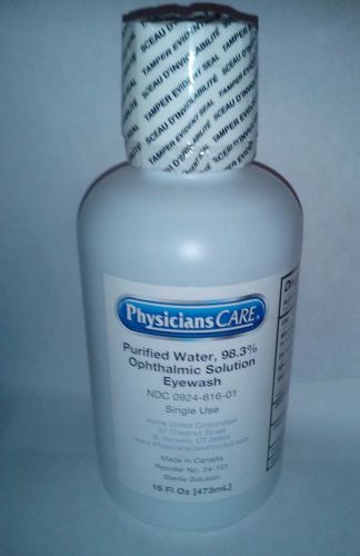 PhysiciansCare 24-101 Eye Flush Solution, 16 oz Bottle