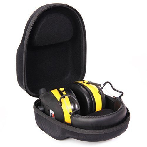 Caseling Hard CASE for 3M TEKK WorkTunes Hearing Protector Earmuff.