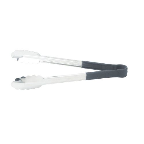 Winco UTPH-12K, 12-Inch Utility Tong with Polypropylene Black Handle