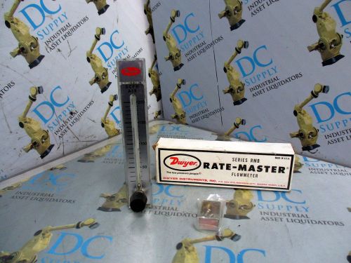 DWYER RMB-54-SSV 20-200 SCFH AIR RANGE RATE-MASTER FLOWMETER NIB