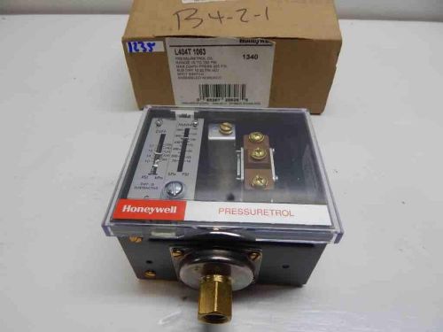 New! Honeywell L404T Pressuretrol 1063 Pressure to 150PSI