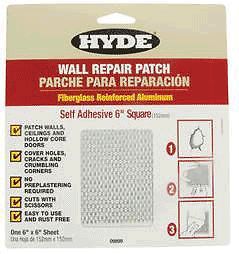 WALL PATCH,FIBERGLASS/ALUM 4X4