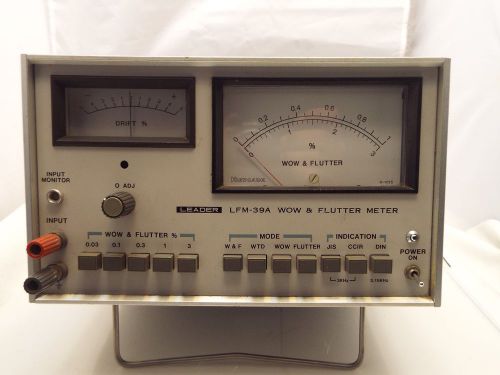 Leader LFM-39A Wow and Flutter Meter