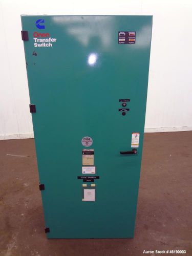 Used- cummins/onan automatic transfer switch, model otd-3369916. 800 amp. 3/60/4 for sale