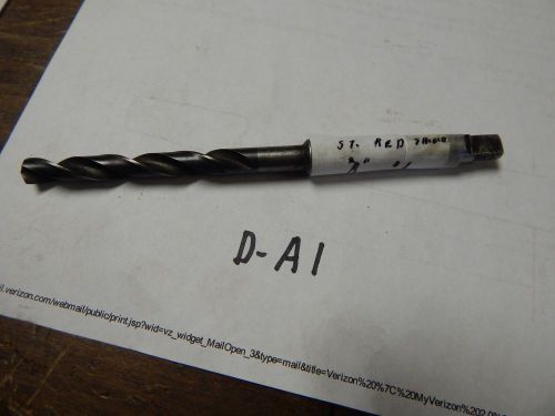 St Red Shield  &#034;R&#034; size  x #1 Taper Shank Twist Drill Bit