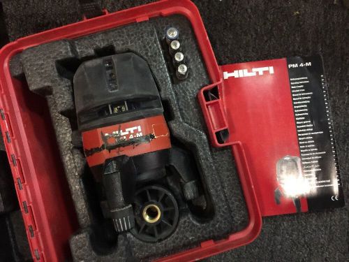 Hilti laser Level measurement Hilti Level PM4-M Laser marking Level Box Manual