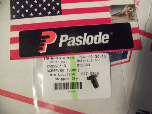 &#034;GENUINE&#034; Paslode Part # 015660  SCREW/BH (3000)