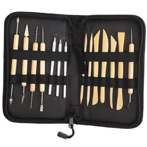 New 14 Pcs Clay Sculpting Wax Carving Pottery Tools Polymer Ceramic Modeling Kit