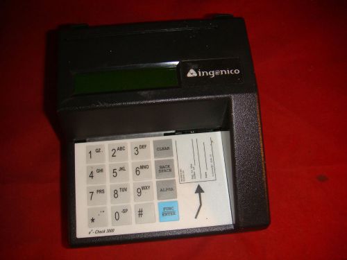 Ingenico MR3000 eN-Check w/ Internal LIU Check Reader/Scanner NO POWER SUPPLY