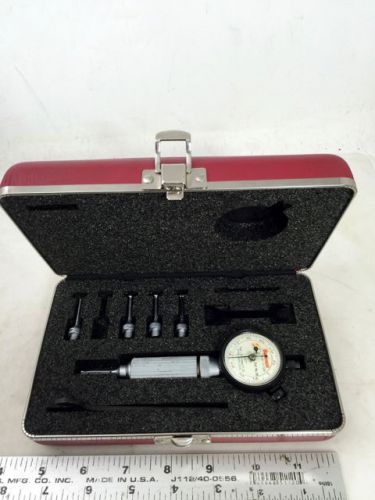 STARRETT 82AZ DIAL BORE GAGE SET, In Case, Complete, NO RESERVE!