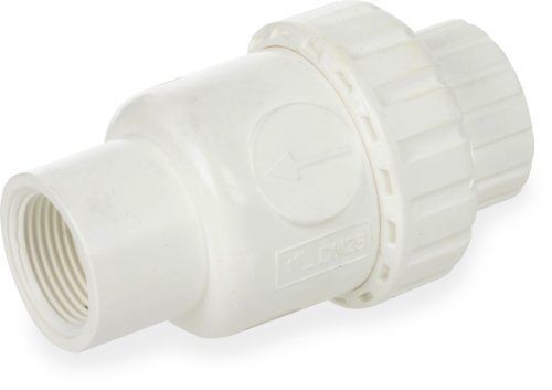 Smith-cooper international cv40 series pvc check valve, 2&#034; npt female for sale