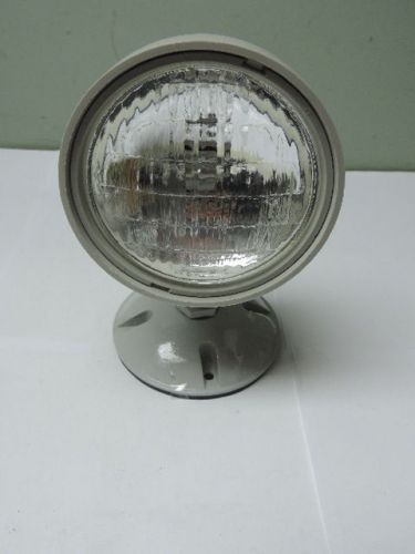 Weatherproof remote head 6 volt 7.2 watt emergency light, glass lens for sale