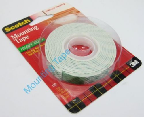 2 pcs FOAM Tape 1/2x75&#034; inch Double stick Heavy Duty Mounting Tape Scotch 3M 110