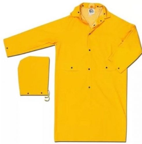 MCR Safety 230CXL 49-Inch Classic Industry Standard PVC Rainwear Coat w/ hood