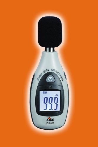 Zico zi-7825 compact digital sound level meter measuring 40-130 dba vs 407703a for sale