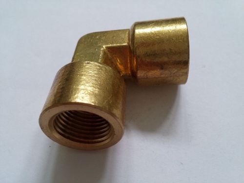 Brass Female Elbow Fitting 3/8&#034; NPT (Male x Female) Pipe Connector Adapter