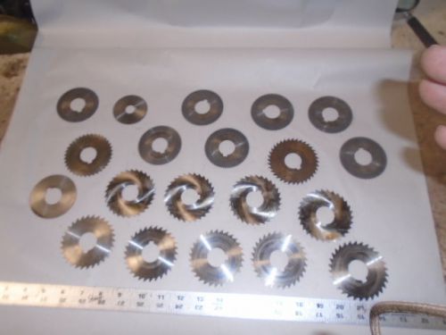 MACHINIST TOOLS LATHE MILL Machinist Lot of Slitting Mill Cutting Saw Blade s