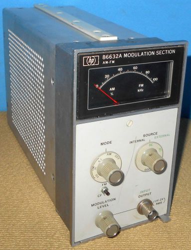 Hewlett Packard HP 86632A AM/FM Modulation Section Plug In for 8660C