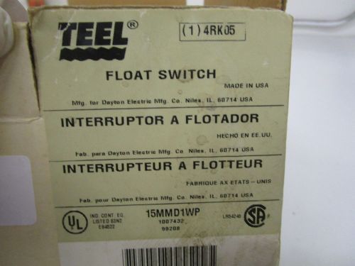 TEEL 4RK05 FLOAT SWITCH *NEW IN BOX*