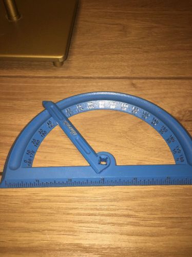 Blue Protractor