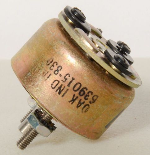 Oak Industries Rotary Solenoid 639015-830 ~ 8450 &amp; Screws