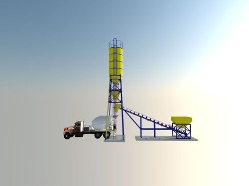 Concrete plant 50 yds hour for sale