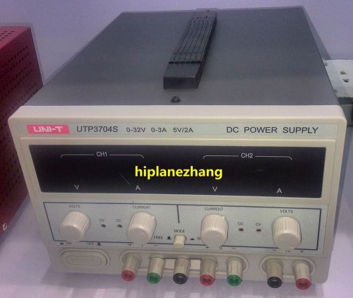 3 Channels DC Power Supply Triple Output 0-32V/3A 5V/2A UTP3704S AC220V