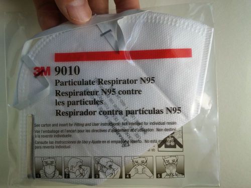 New 3M 9010 N95 Particulate Respirator Face Mask Home Work Dust Pollen Virus