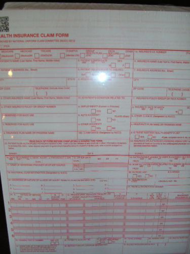 CMS 1500 forms