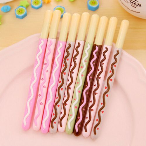 1Pc/lot Chocolate Stick Gel Pen Sweet Stationery Office School Supplie HYT