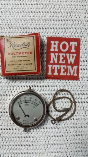 Vtg  Readrite Pocket Meter, box, Directions For testing &#034; B &#034;  Batteries