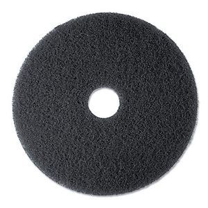 3M Black Stripper Pad 7200, 13&#034; Floor Care Pad (Case of 5)