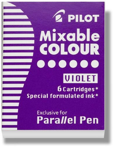 PILOT Parallel Pen Purple Ink 6 Cartridges