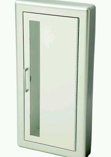 Larsen&#039;s SS2409-R3 Semi Recessed Fire Extinguisher Cabinet