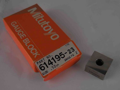 Mitutoyo 0.50&#034; Gauge Block 614195-23 #67i