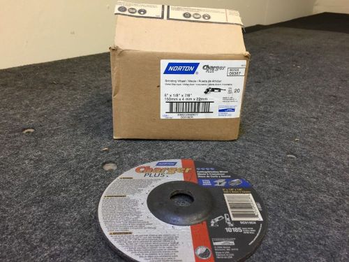 (80) Norton Charger Plus Grinding Wheel 6&#034;x1/8&#034;x7/8&#034; Model DC618CH