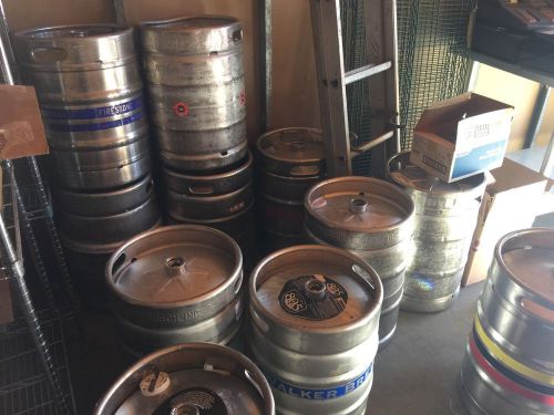 16 Beer Kegs.