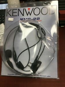 Kenwood KHS-22 Behind The Head Headset In-line Push To Talk