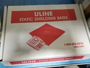 ULINE STATIC SHIELDING BAGS 5&#034;X8&#034; S-2659 100 QTY