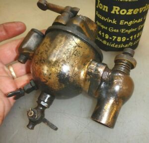 3/4&#034; SCHEBLER CARBURETOR w Throttle Brass Old Car Tractor Boat Gas Engine`