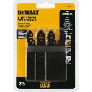 DeWalt 1-1/4 in.   S High Carbon Steel Fast Wood Cutting Oscillating Blade For