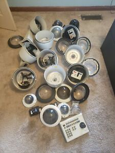 Lot Pelco Camera Enclosures Arms and Spectra II Color Camera