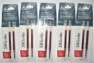 10 Avant Ink Refills Red SilkScribe 1.0 mm (5 Packs of 2) Fits any Avant Pen