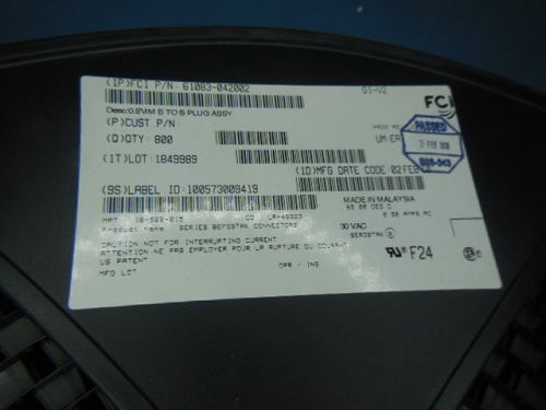 503 pcs fci 61083-042002 conn fine pitch pl40 pos .8mm solder st smd for sale