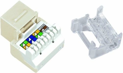 Allen Tel Category 5e Jack Module, Ivory, 1 Port AT55-09