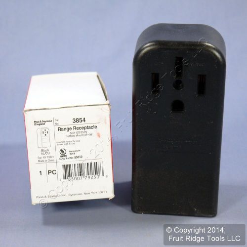 P&amp;S Range Oven Stove Surface Mount Receptacle NEMA 14-50 50A 125/250V 3854 Boxed