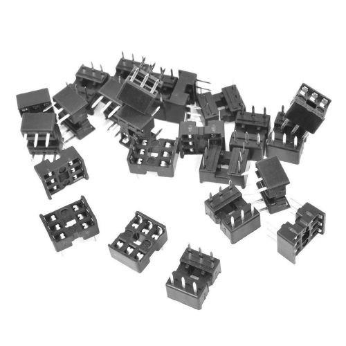 6 pin dip ic socket adaptor solder type (10 pcs) pc mount... usa seller!!! for sale