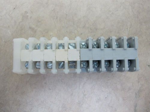 Lot of 10 - Buchanan Tyco Terminal Block